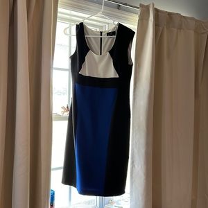 Ronni Nicole size 10: Blue, Black and White dress